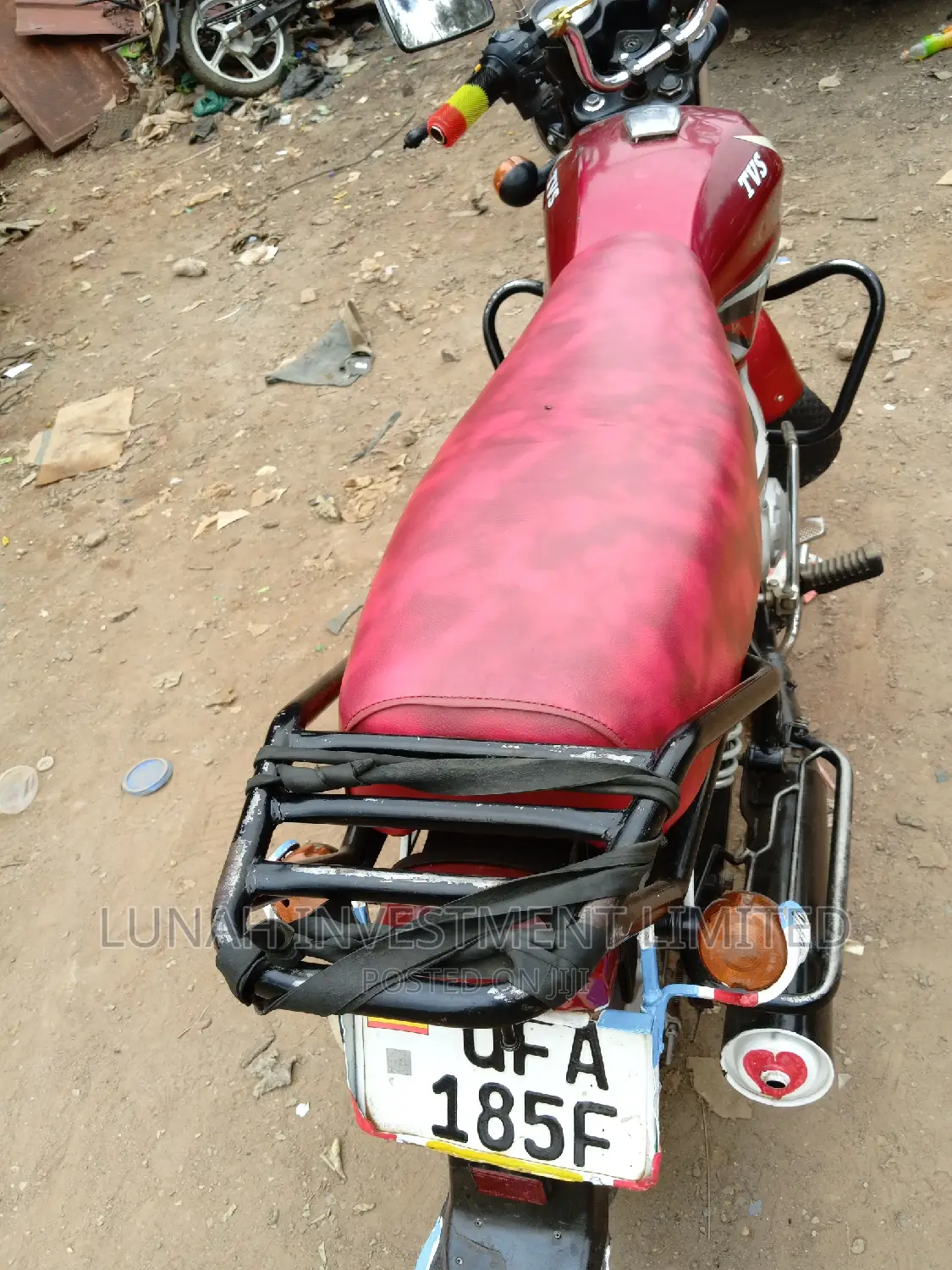 TVS HLX 125 2023 Red