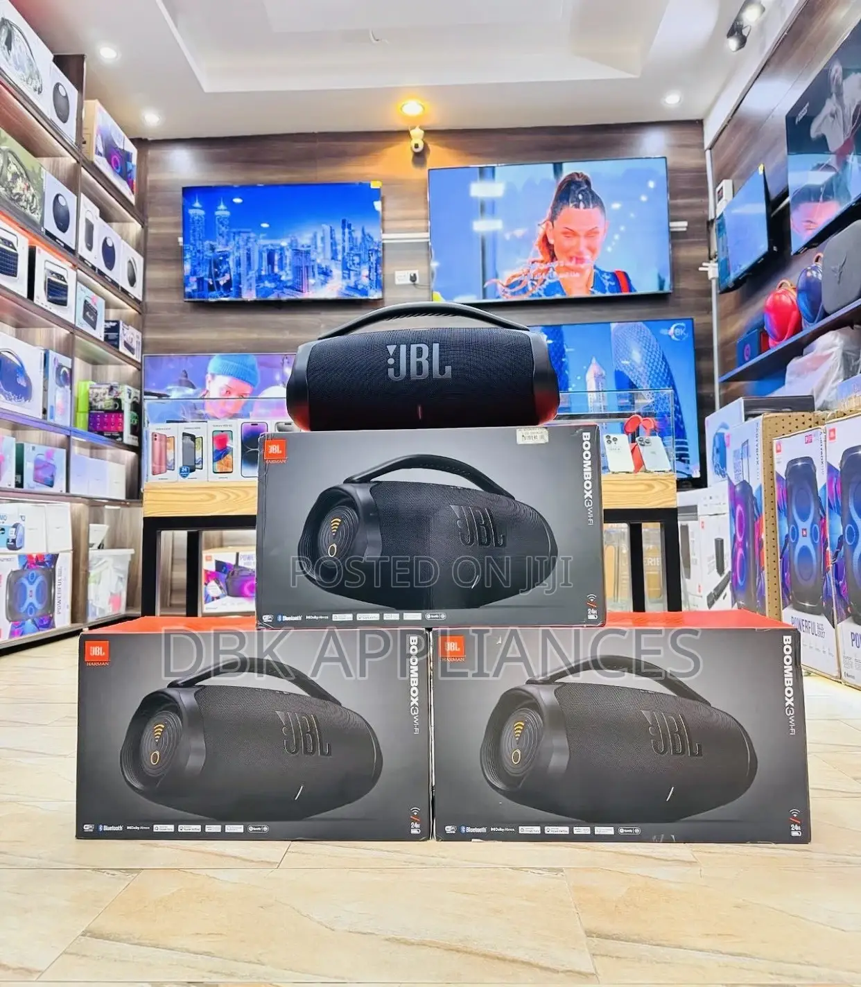 JBL Boombox 3 Wi-Fi Wireless Speakers 2yr Warranty