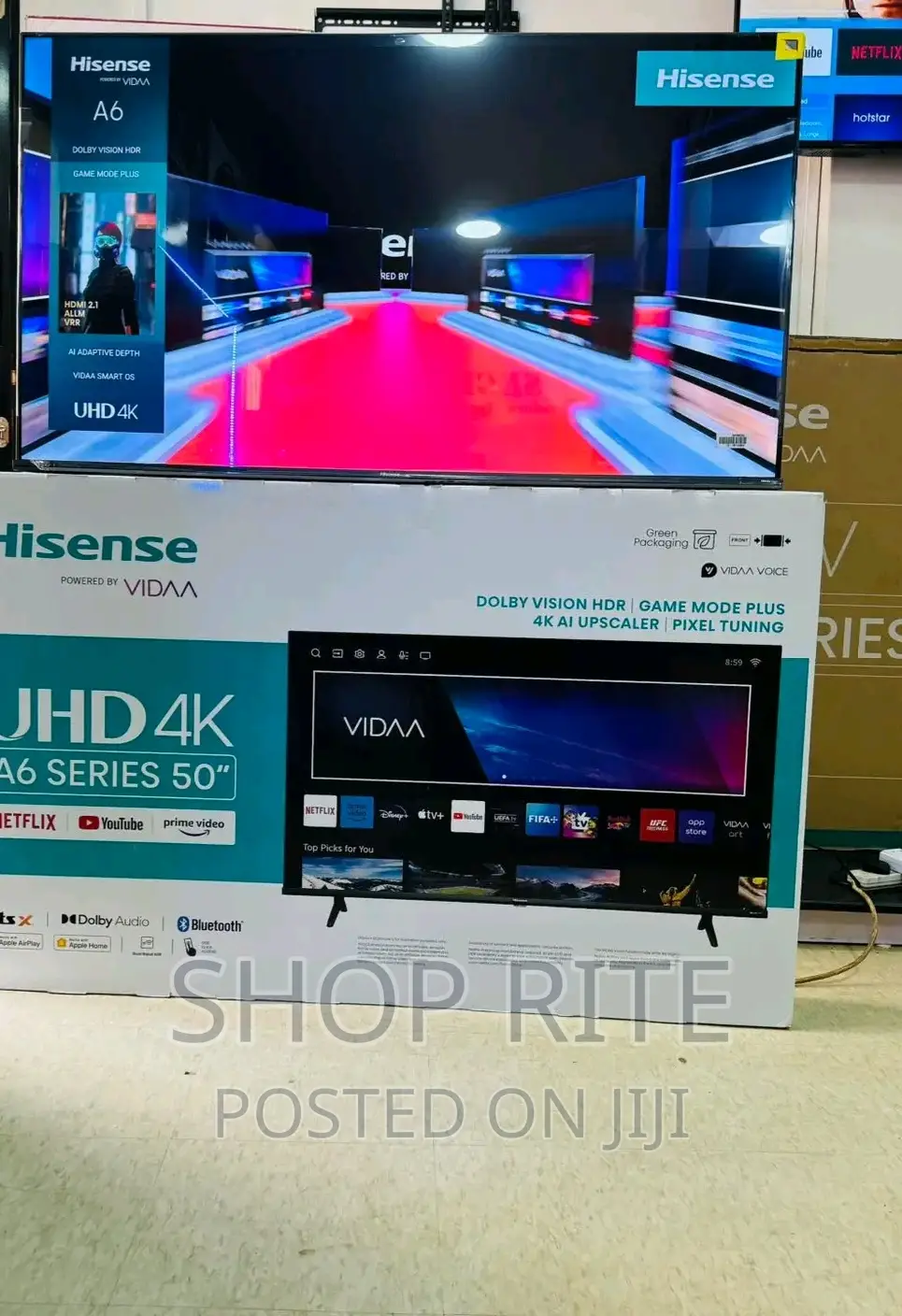 Hisense 50inch Smart Vida Uhd Smart TVS Original