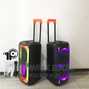Photo - L8807-2 Product BT Speaker Dual 8 Inch Party Box Speaker
