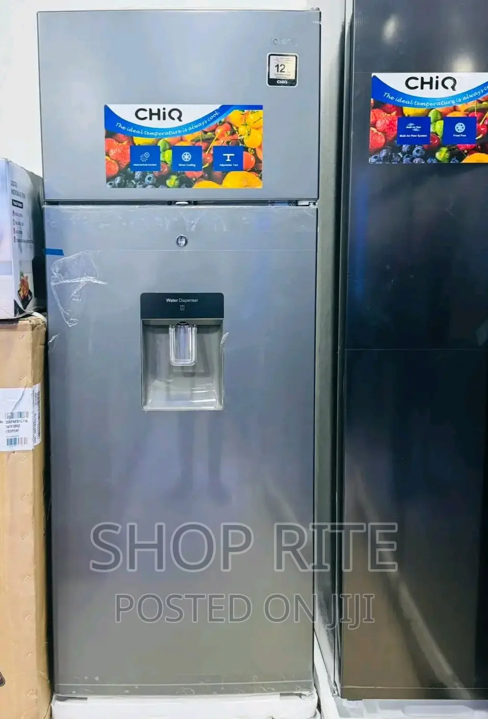 Chiq 270l Refrigerator Double With Dispenser New