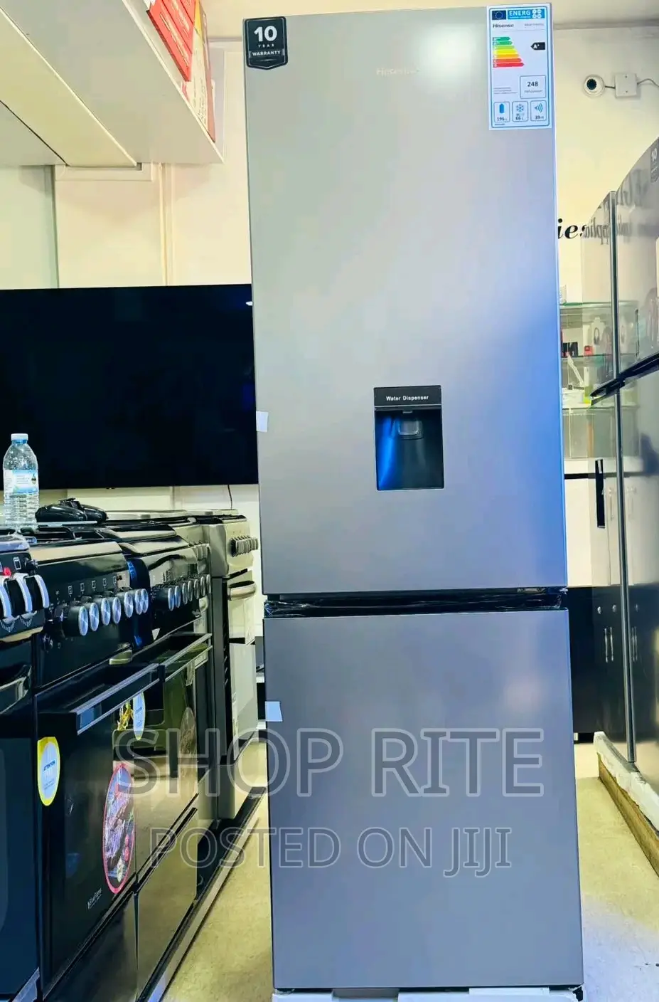 Hisense Refrigerator Double Door 341liters With Dispenser