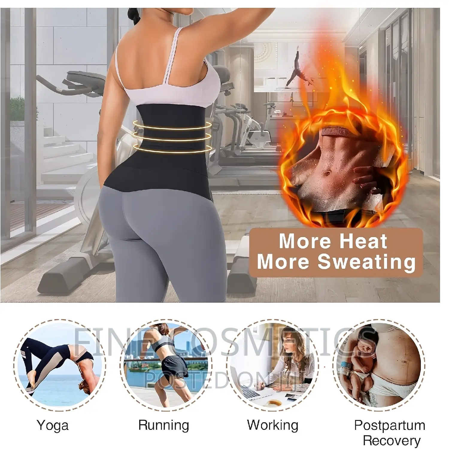 Waist Trainer Belt,Quality Body
Shaper Garter Belly Fat Burn