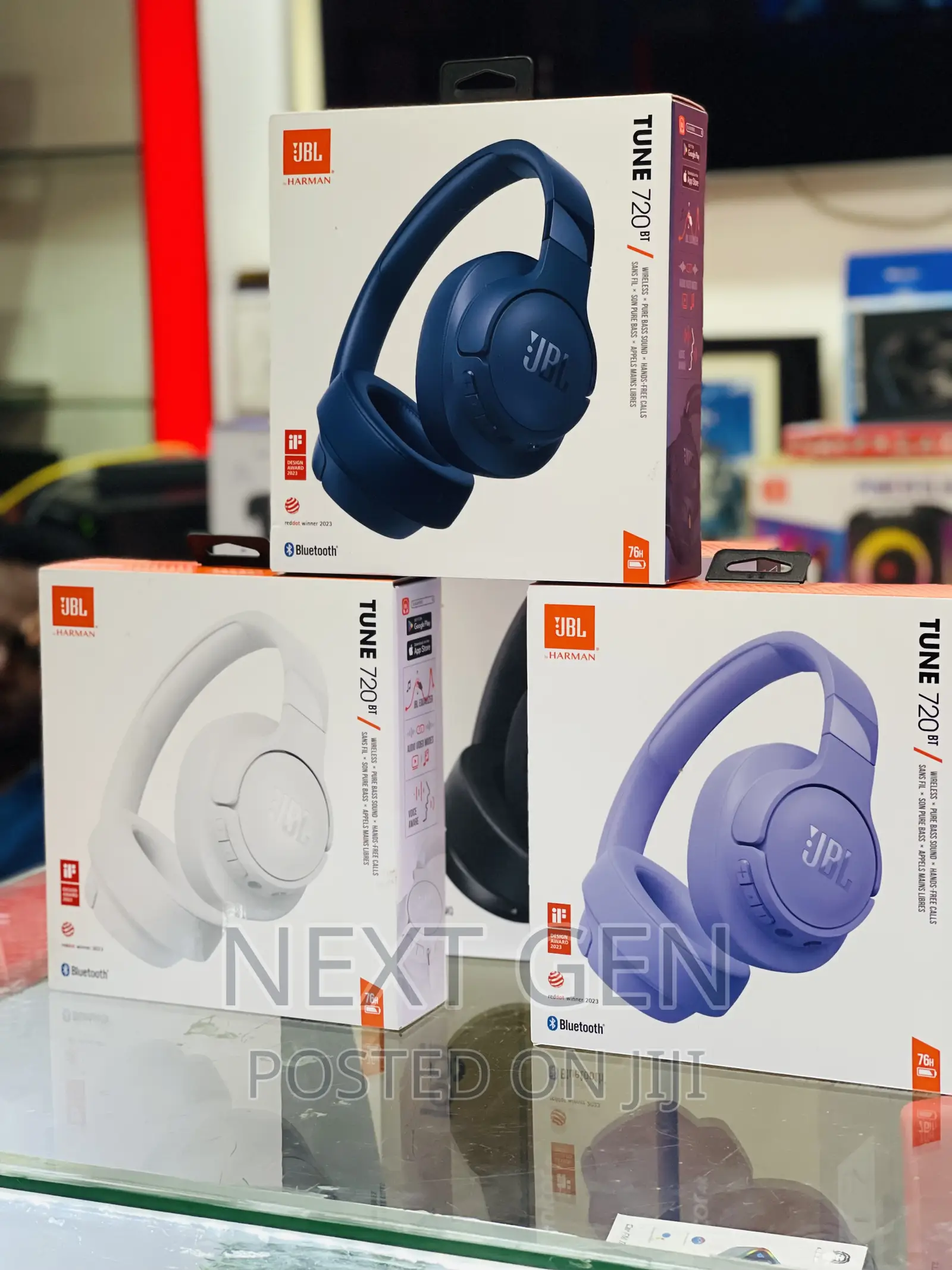 JBL Tune 720bt Headphones 76hrs Playtime