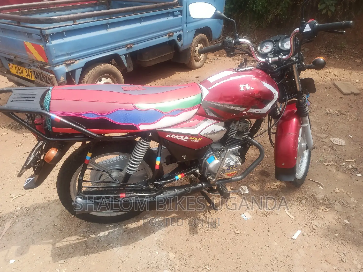 TVS HLX 125 2022 Red