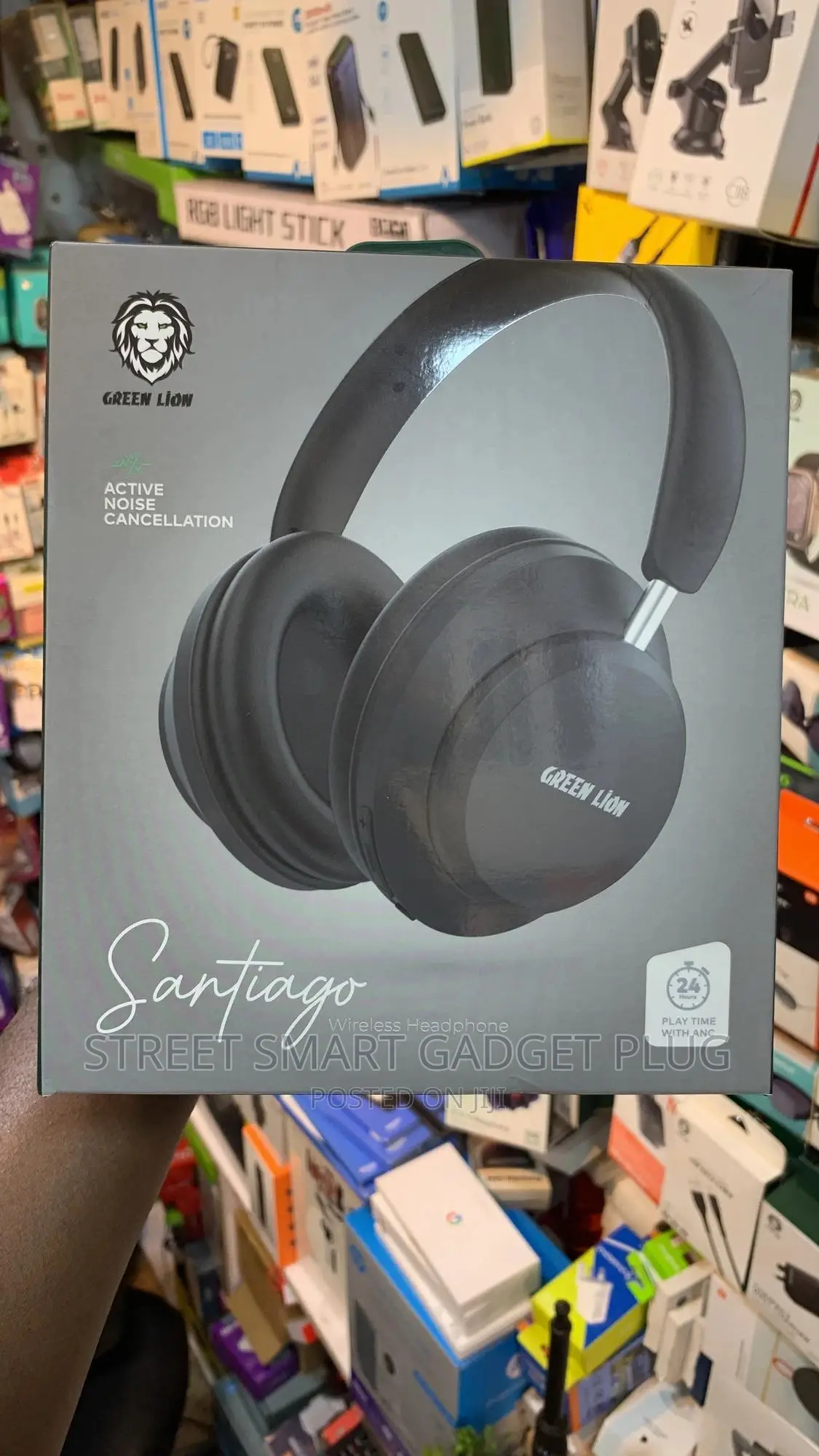 GREEN Lion Sartiago Active Noise Cancellation Headphones