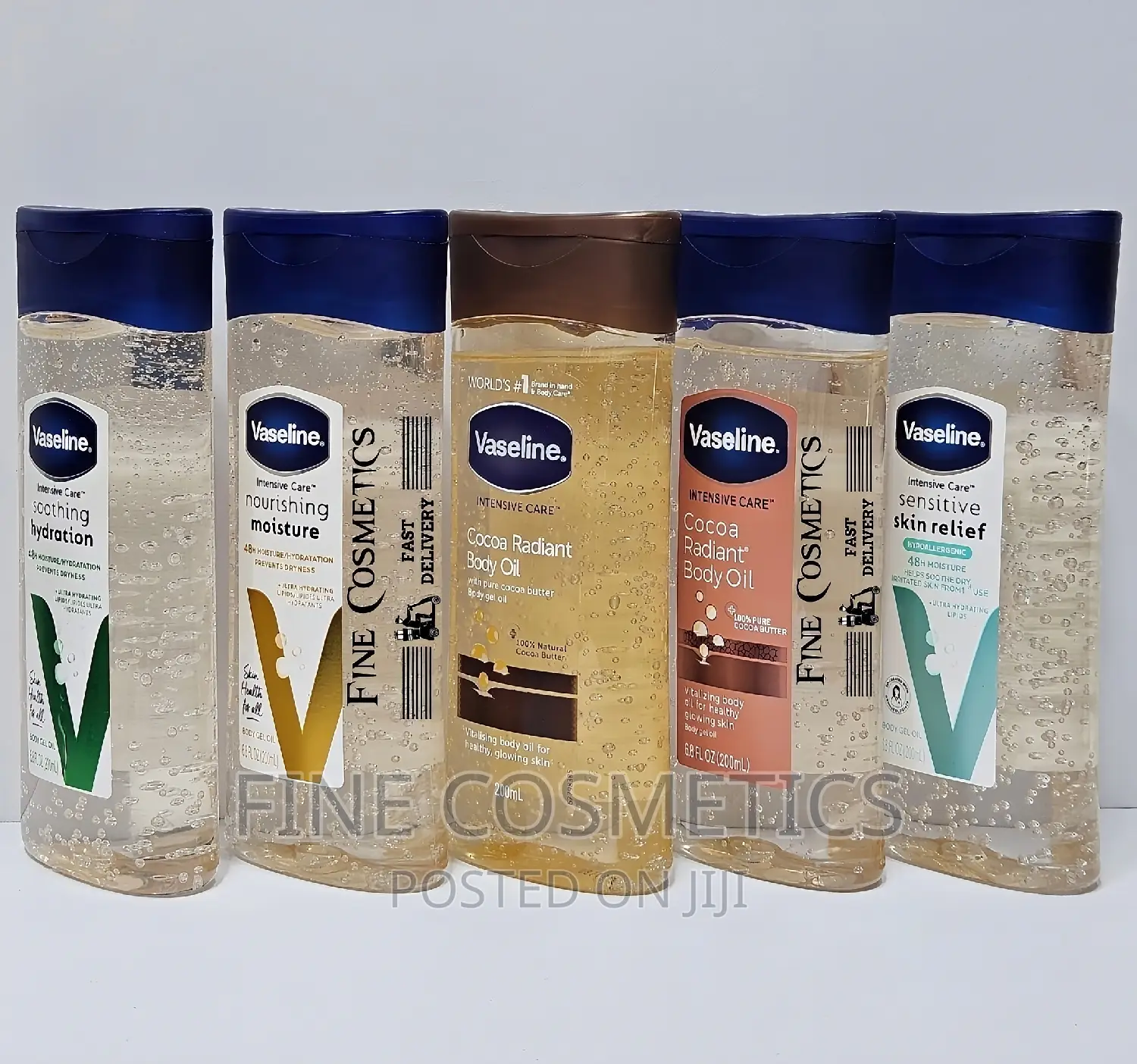 Vaseline Dry Skin Glowing Gels | Moisturising Body Oils.