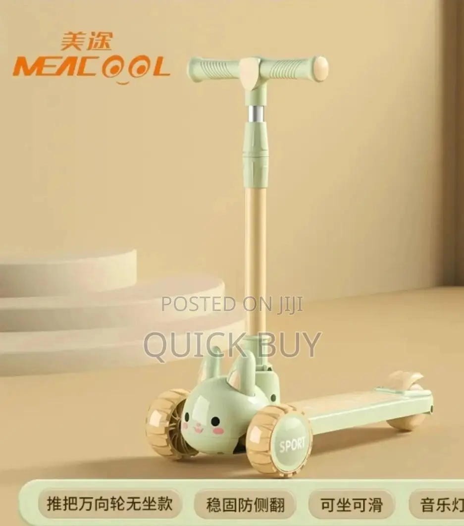Kids Foldable 3 Wheels Scooter