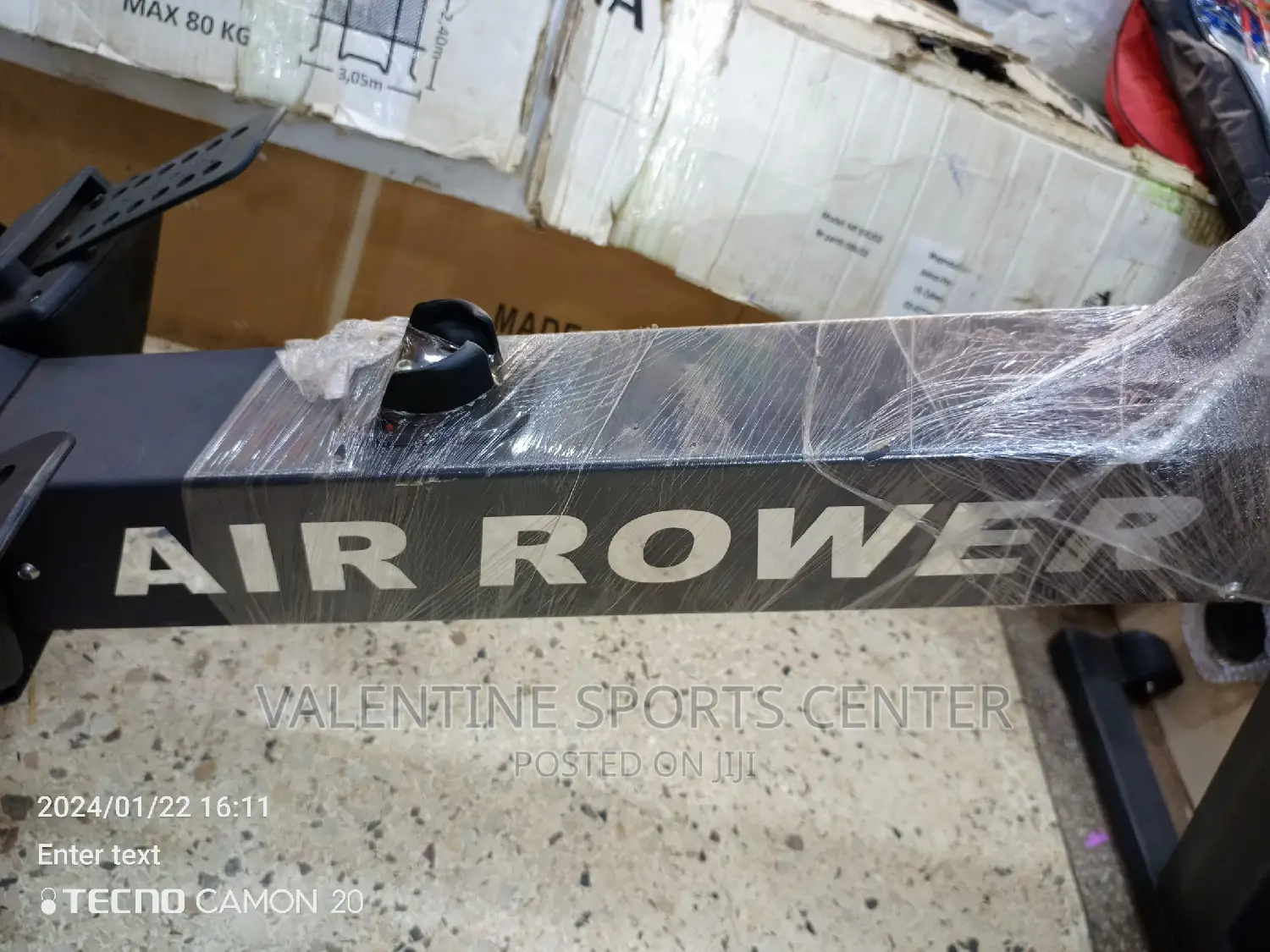 Air Rower Original Material