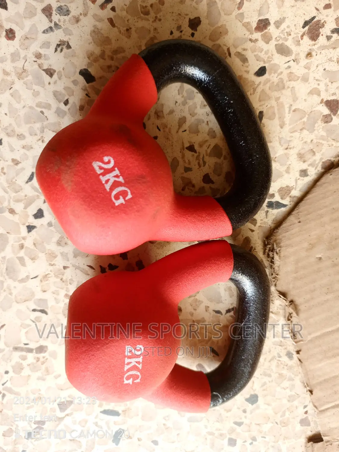 2kg Apair of Kattlebell Original Material