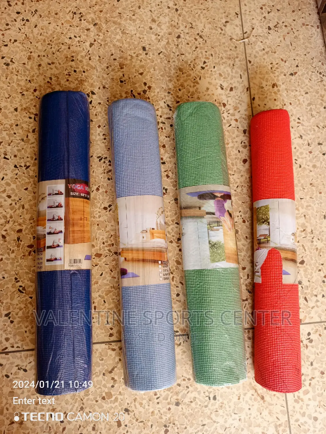 Gym Mats All Different Colors Original Material