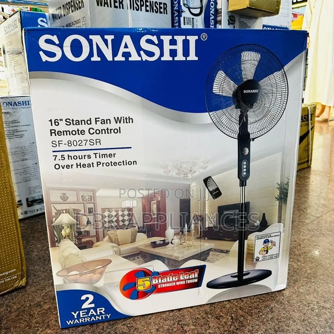 Sonashi Floor Stand Fans With Remotes Original