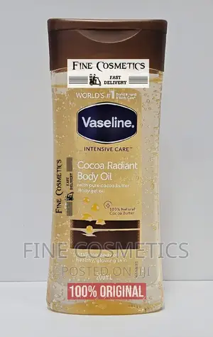 Original Vaseline Intensive Care Body Gel Oil Cocoa Radiant