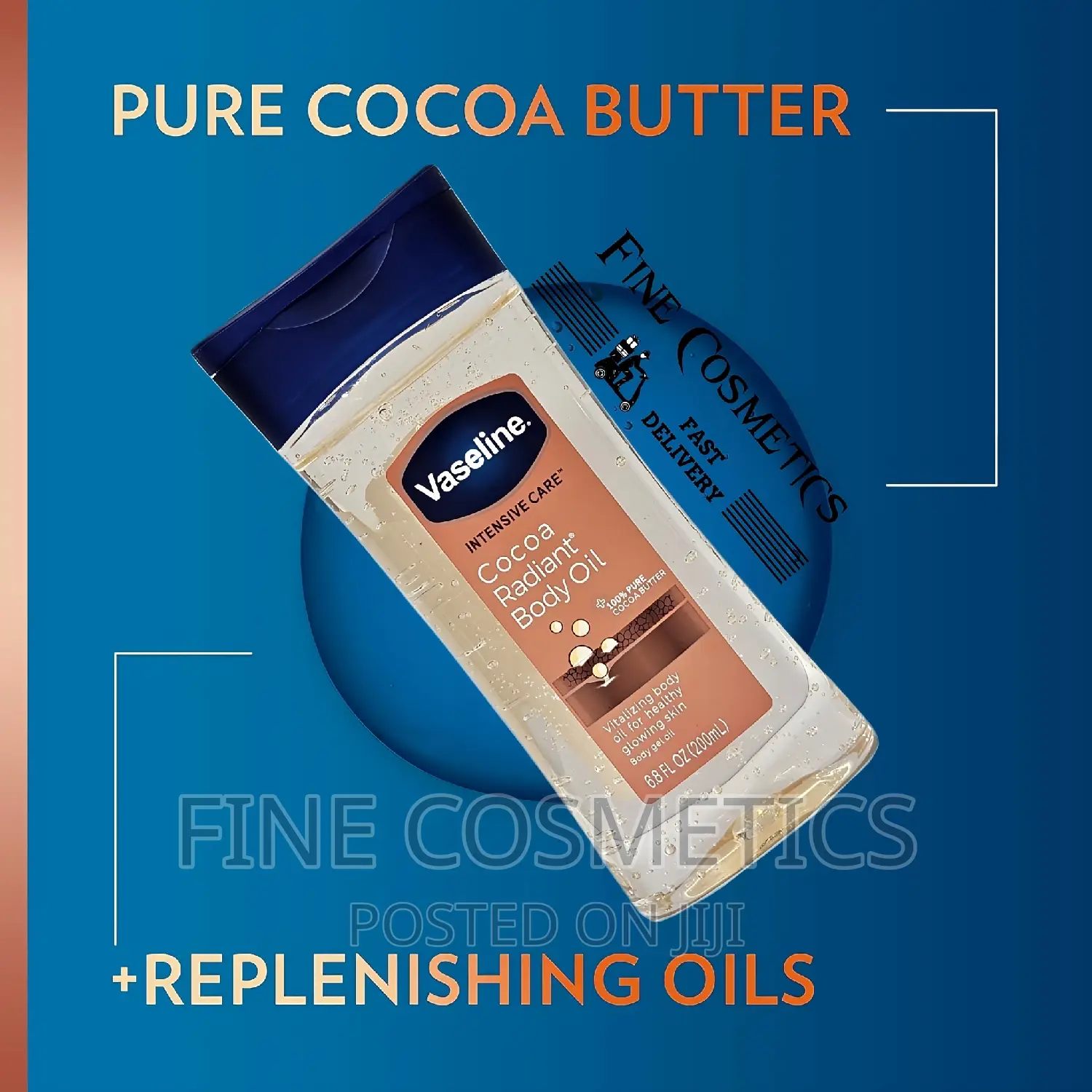 Original Vaseline Intensive Care Body Gel Oil Cocoa Radiant