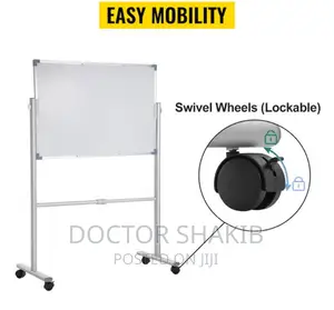 90x120 White Boards, Stand, Markers and Erasers