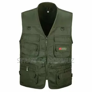 Photography Vest With Multi-Pocket Zip for Photography