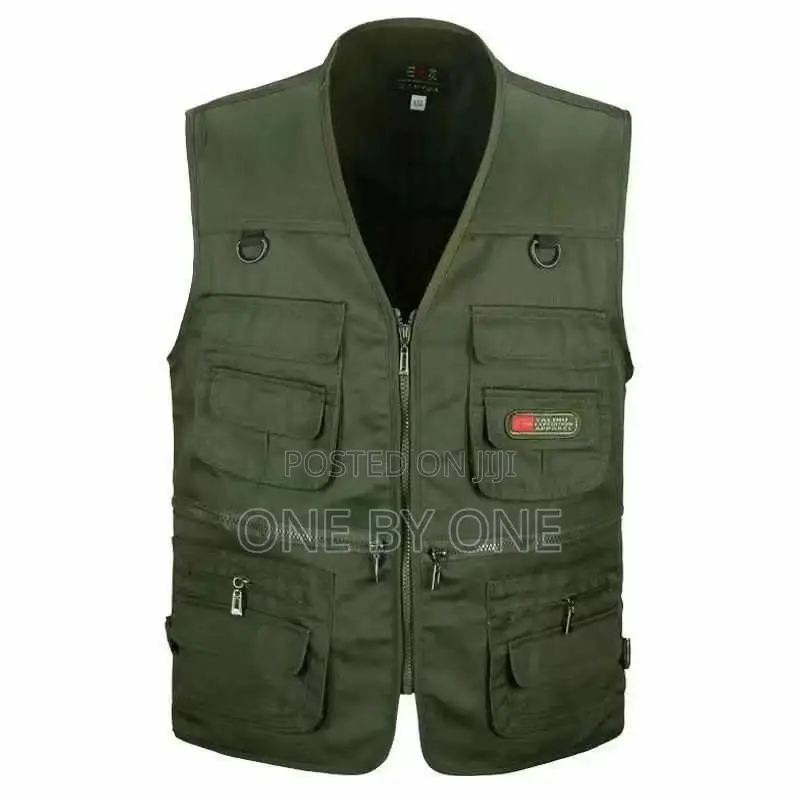 Photography Vest With Multi-Pocket Zip for Photography