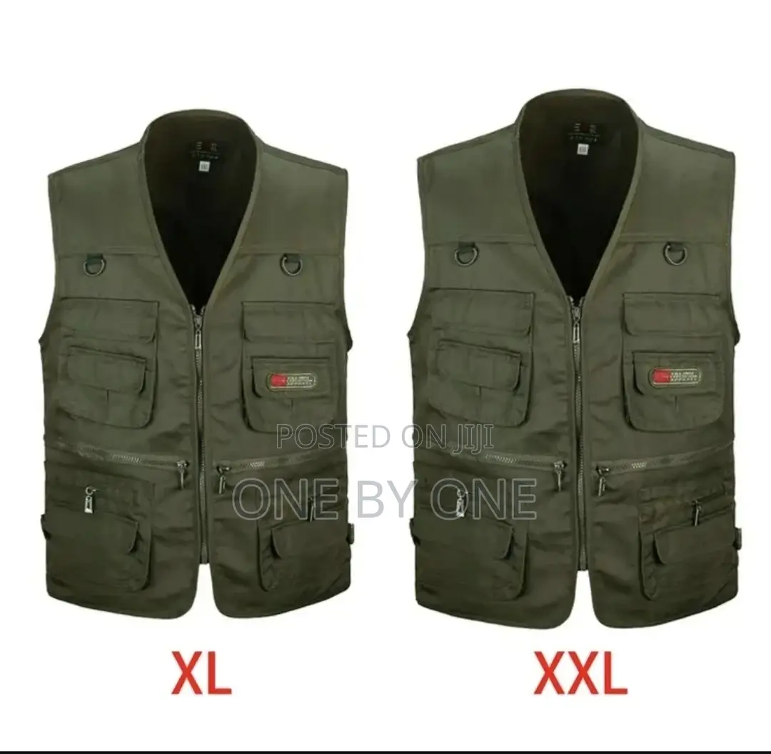Photography Vest With Multi-Pocket Zip for Photography
