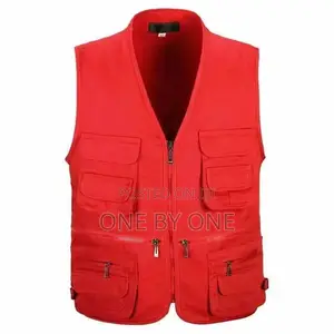 Fishing Vest With Multi-Pocket Zip for Hunting / Travel