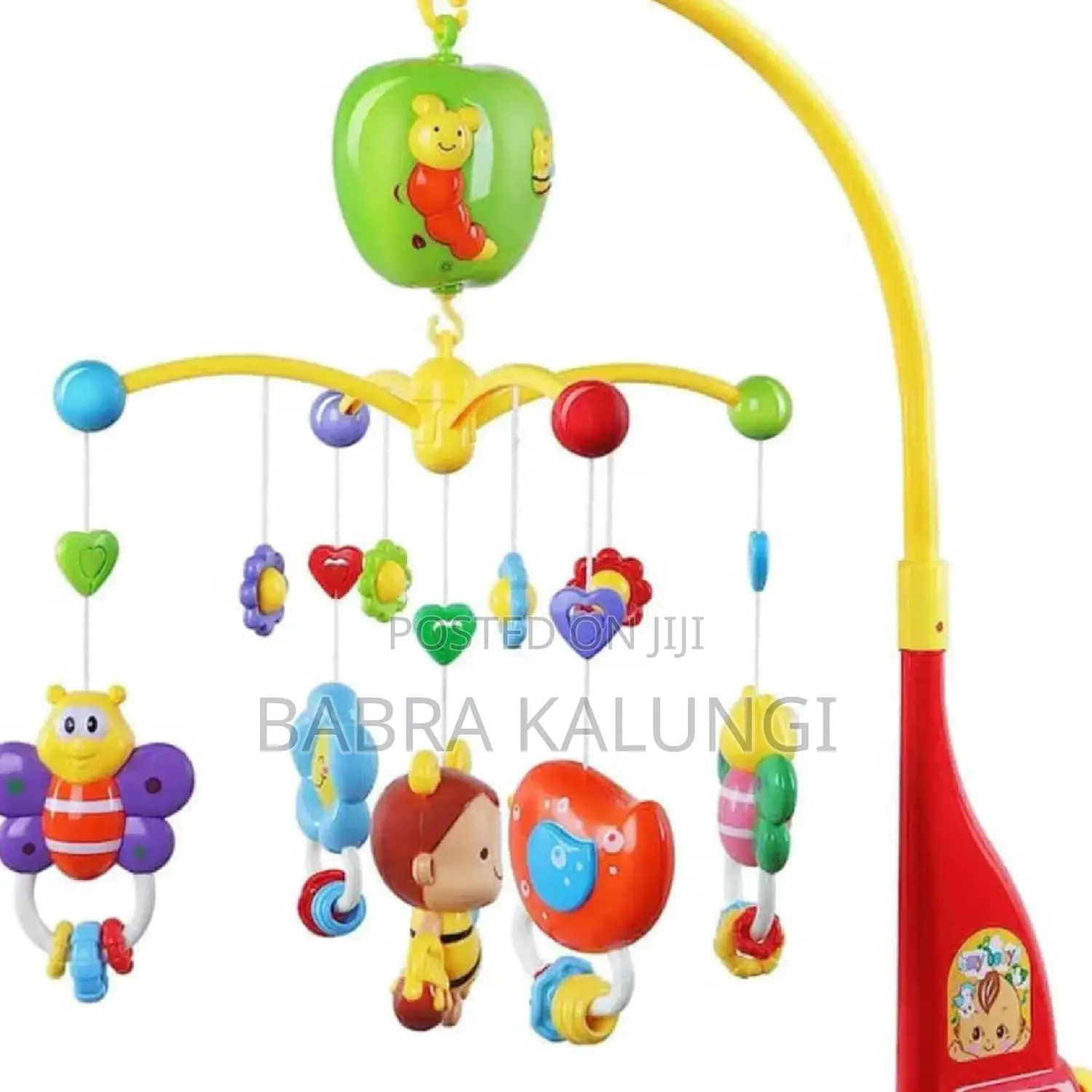 Musical Baby Crib Mobile With Hanging Rotating Toys