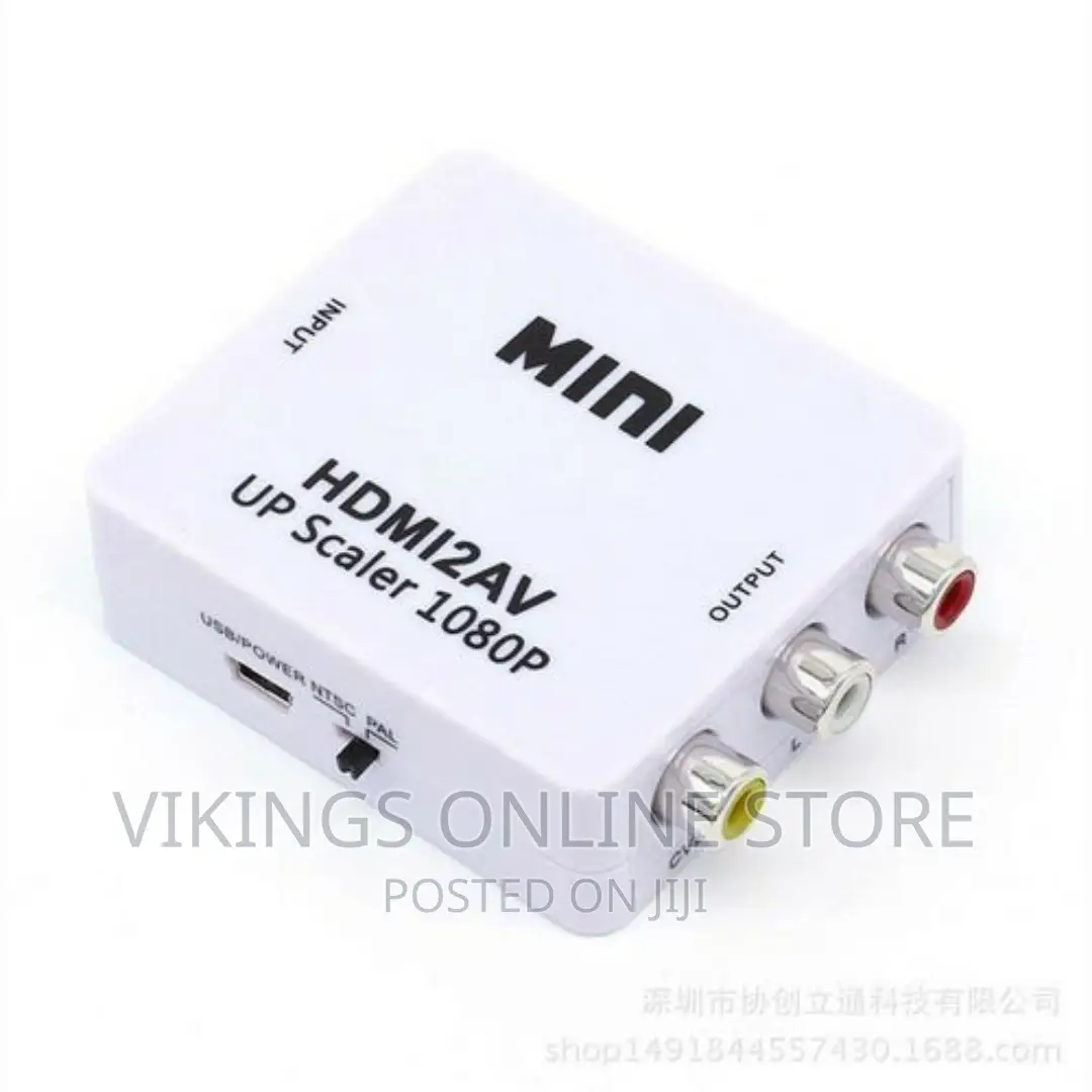 HDMI TO AV Scaler Adapter HD Video Composite Converter HDMI