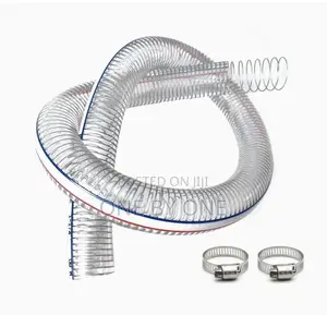 Steel Wire Suction Pipe PVC Vinyl Tubing Flexible 4 Inch
