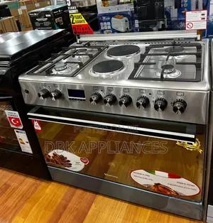 Blue Flame 4gas 2electric Cookers 60*90 With Digital Timer