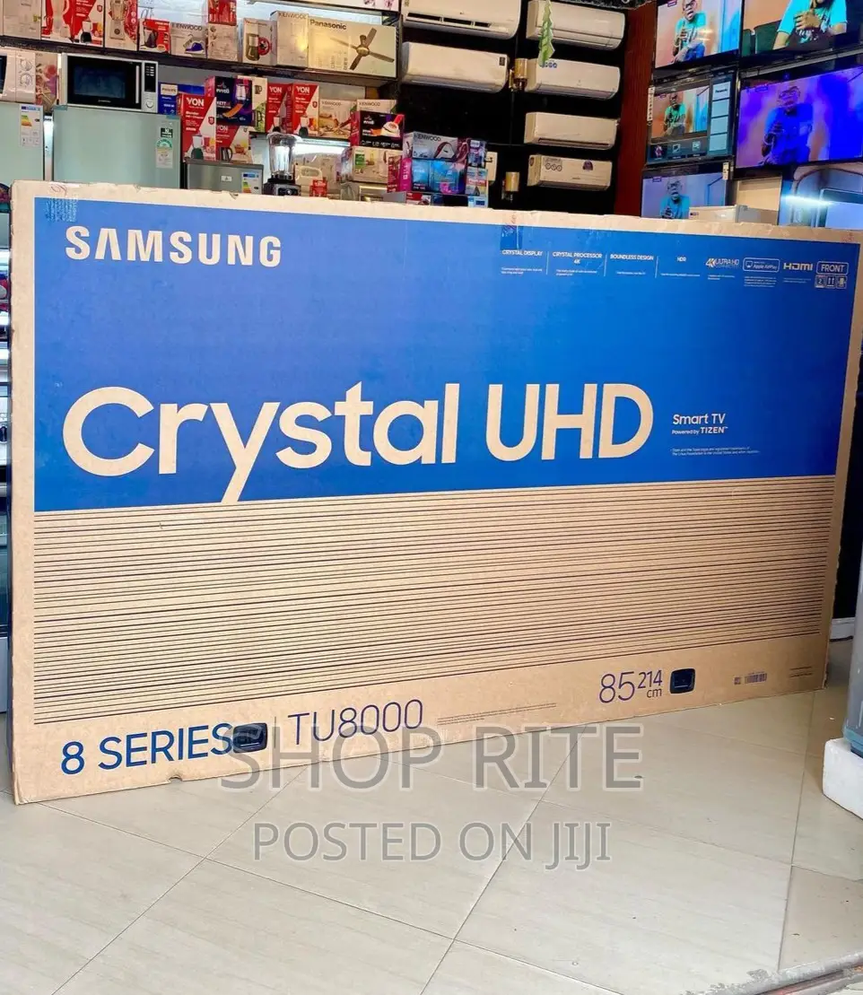 Samsung Original 85 Inches Crystal Uhd TVS ORIGINAL