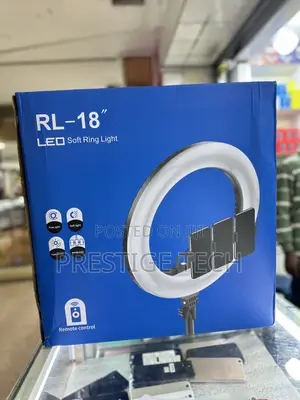18 Inch LED Ring Light With Tripod and Remote