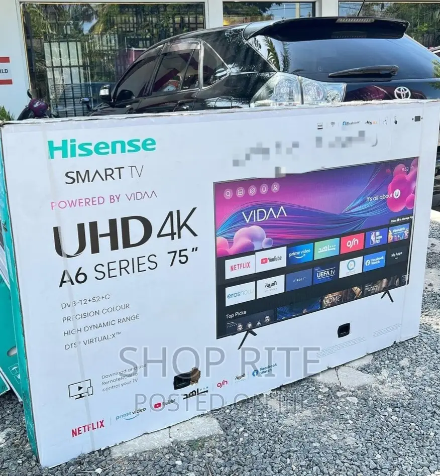 Hisense 75inches Smart Uhd TVS