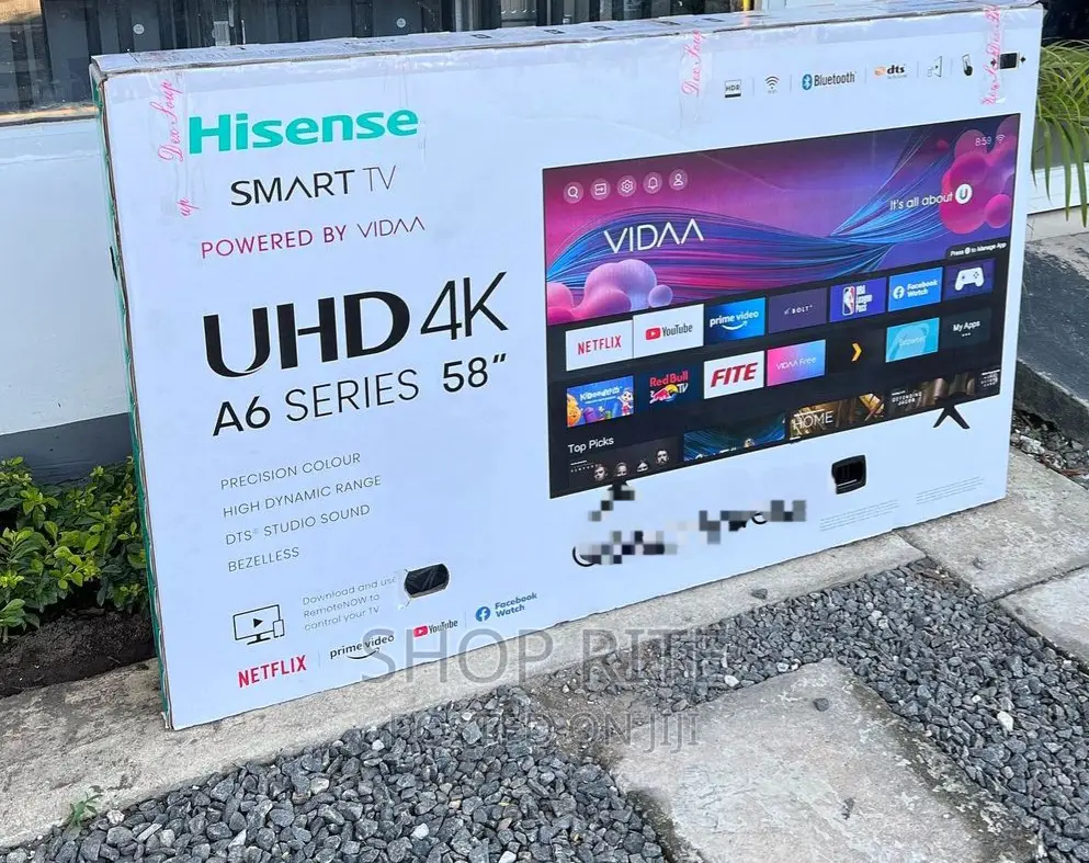 Hisense 58inches Original Uhd Smart Vida TVS