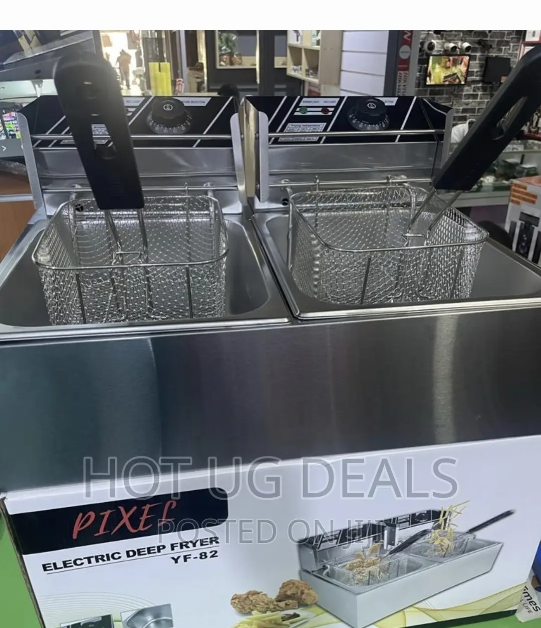 Commercial Deepfryer 12L Silver