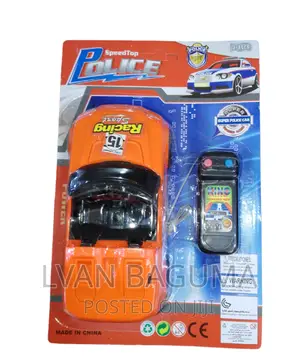 Speed Top Police Racing Car Toy - Wired Remote Control