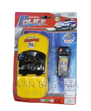 Speed Top Police Racing Car Toy - Wired Remote Control