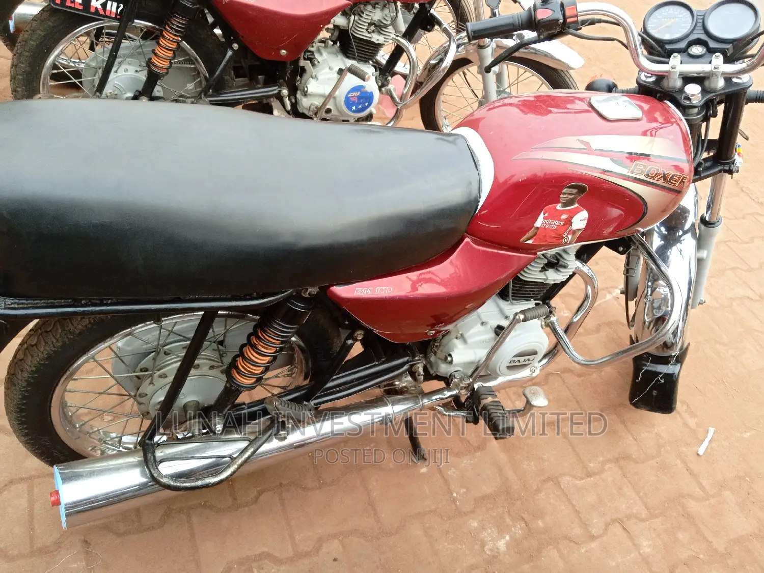 New Bajaj Boxer 2022 Red