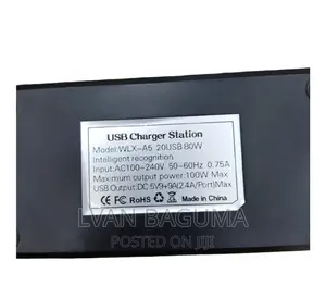 USB Charger Station - 20 USB Ports