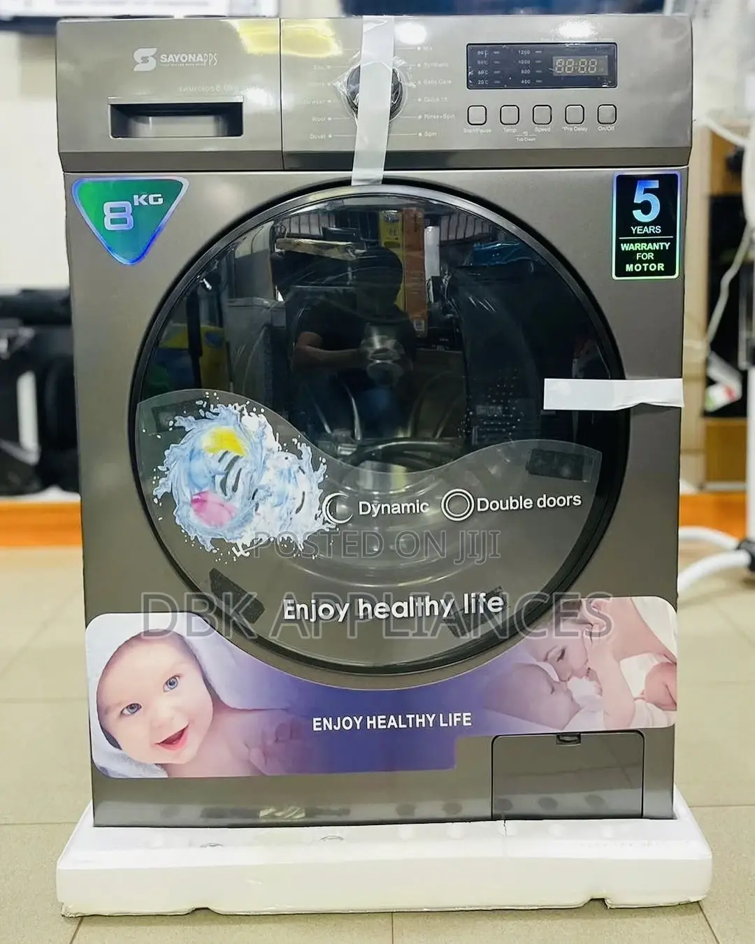 Sayona 8kgs Front Loader Washing Machines Available Original