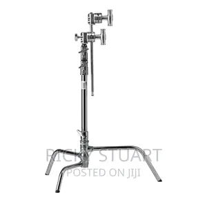 Heavy Duty C-Stand WTH Boom Arm-Monolight Stainless Steel