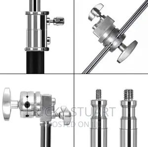 Heavy Duty C-Stand WTH Boom Arm-Monolight Stainless Steel