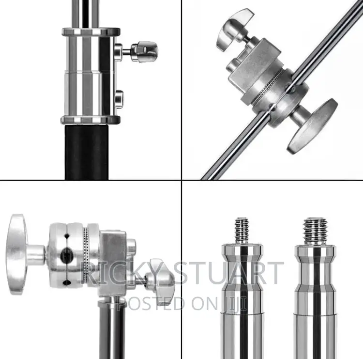 Heavy Duty C-Stand WTH Boom Arm-Monolight Stainless Steel