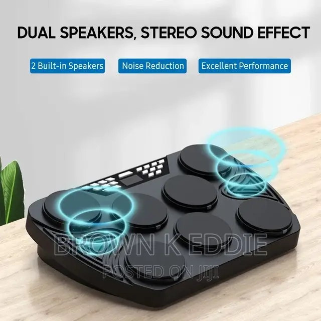 Electronic Drum Set 7 Speed Desktop Drum