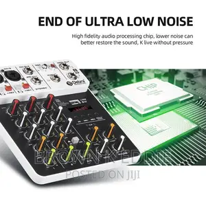 Audio Interface Mixing Console Bluetooth USB Record PC 48V