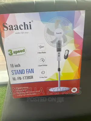 Saachi 16"Stand Fan With Remote