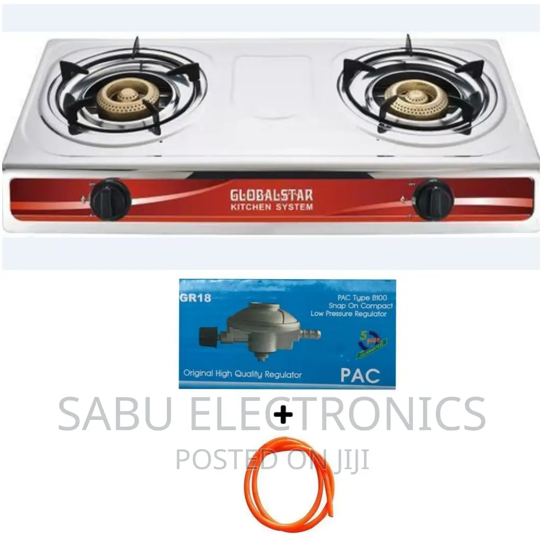 Pack of Gas Stove+ Regulator +Pipe for 6kg Cylinder