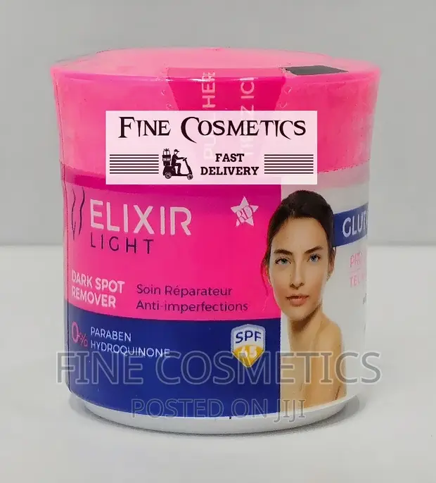 Elixir Light Dark Spots Remover Glutathione Lightening Cream for sale -  FINE COSMETICS  Price: USh 20,000 on Jiji.ug [Central Division]