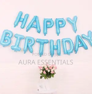 17-inch Happy Birthday Foil Balloons