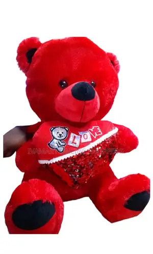 "I Love You" Red Teddy Bear - Big Size
