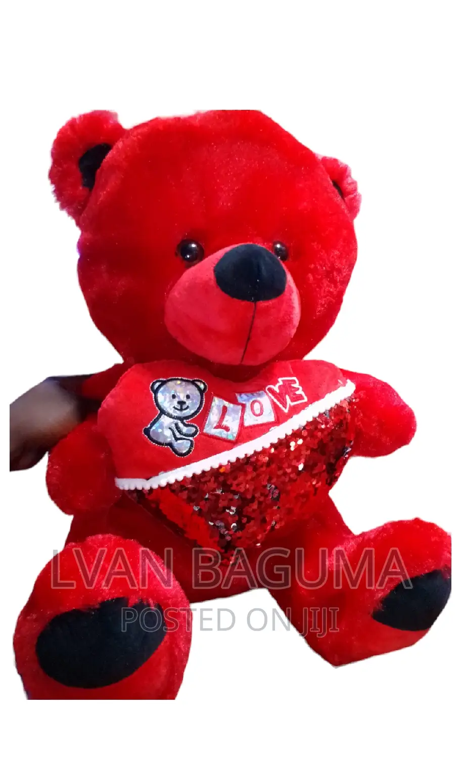 "I Love You" Red Teddy Bear - Big Size