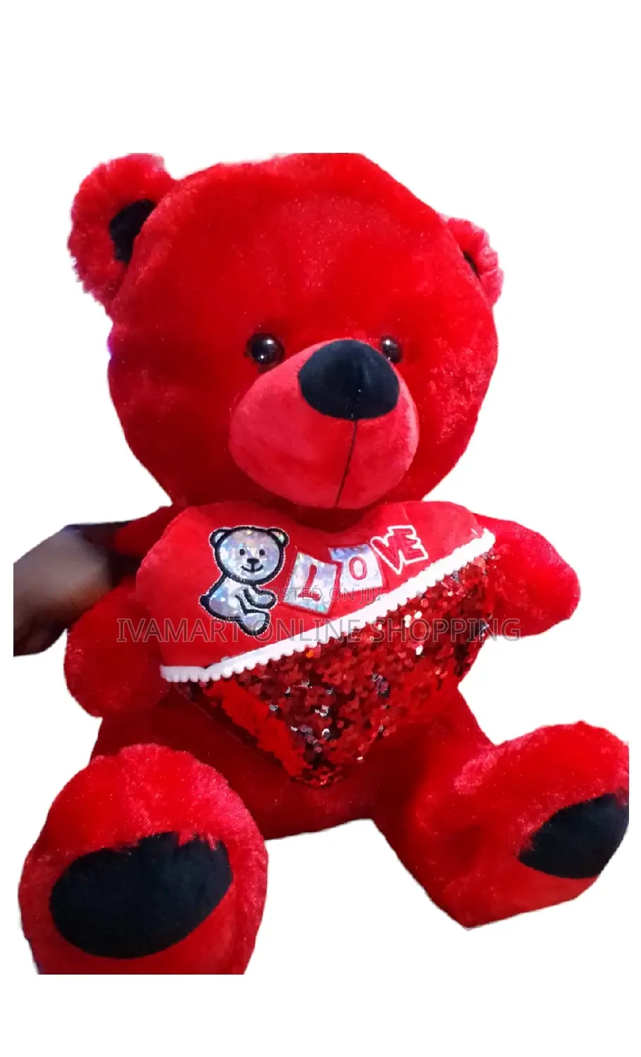 "I Love You" Red Teddy Bear - Big Size