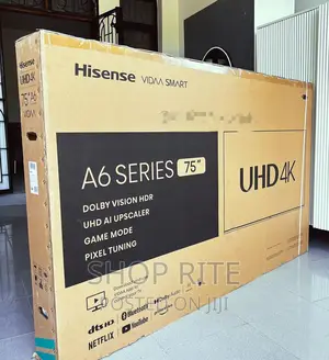Hisense 75inches Uhd Smart TVS New
